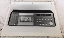 TANDBERG 3034 CASSETTE DECK ORIGINAL GLOSSY BLACK AND WHITE AD M021x