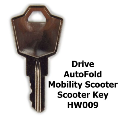 Drive Autofold Mobility Scooter Replacement Key HW009 #B1a | eBay UK
