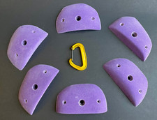 Rock Climbing Holds - Laminas Set of Flat, In-Cut, Sloper Crimps Set of 6 