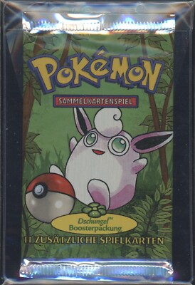 2000 Pokemon GERMAN Unlimited Jungle Jungle Knuddeluff Booster