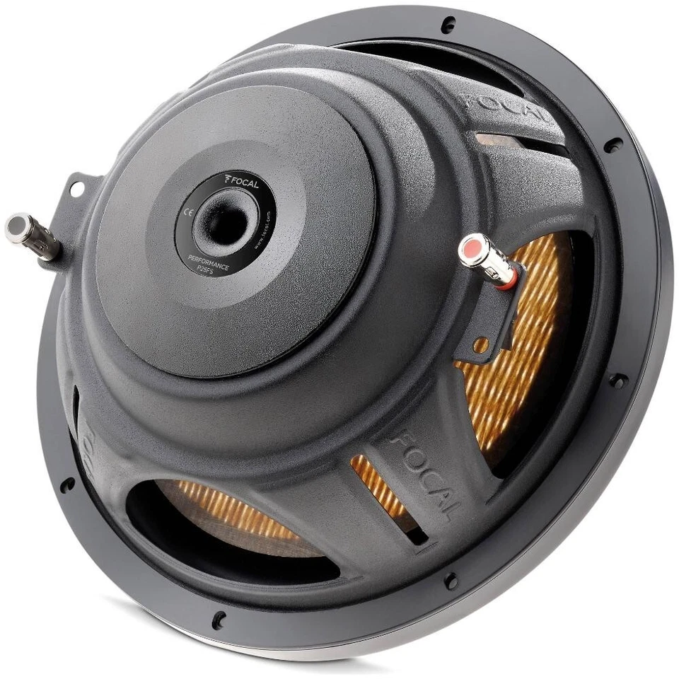 Subwoofer Focal P 25 FSE Sub Flax Evo Series delgado poco profundo 10 pulgadas 4 ohmios 280 W RMS Foto 4 de 4