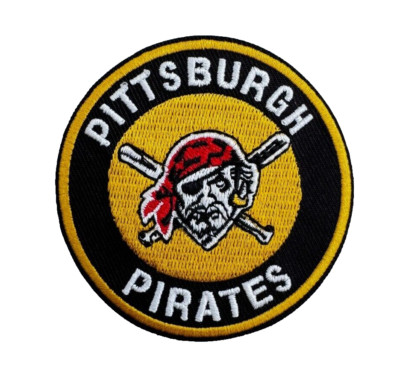 Pittsburgh Pirates MLB Baseball Team Logo zum Aufbügeln Aufnäher Patch USA