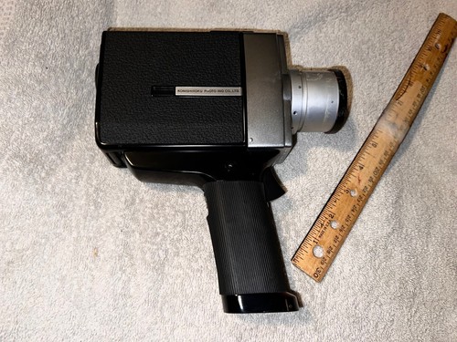 FOTOCAMERA VINTAGE KONICA Super8-6TL FILM ERA FAMOSA GEORGE DIBIE ESTATE COOL Vedi🎥 - Foto 2 di 11
