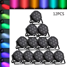 12PCS 70W RGBW 4IN1 LED Par Light DMX Stage DJ Disco Party Lights Wash Light US