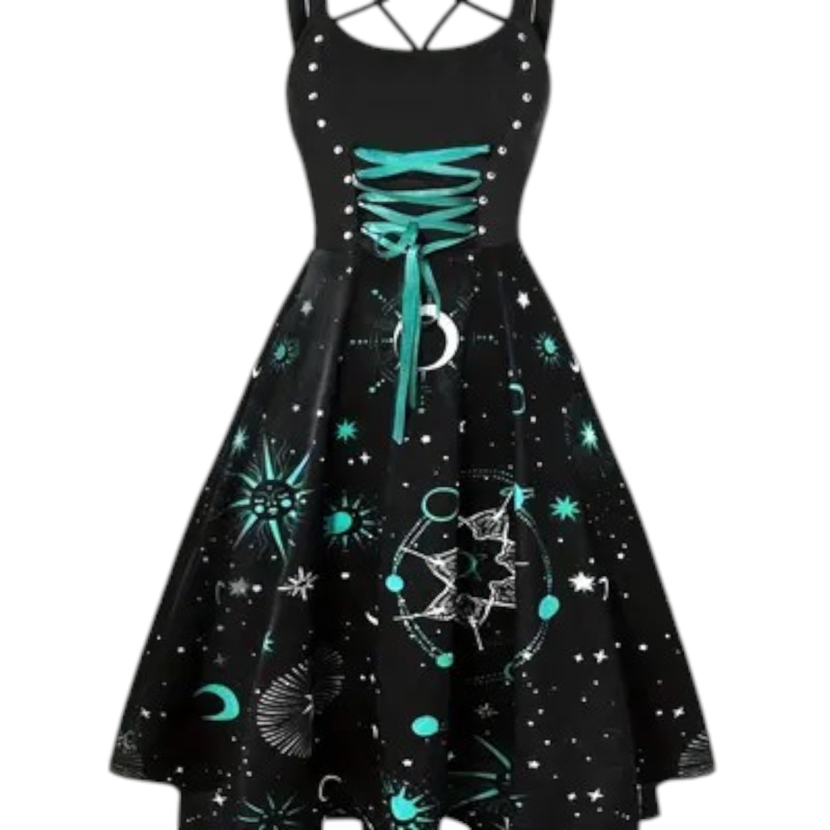 emo bridesmaid dresses Gothic, Emo Woman's Dress with Belt, Elegant Purple-Black Black / 5XL main image 0