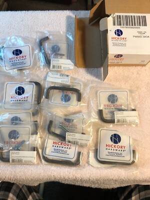 #2405 Lot of 10 Hickory Hardware PW553-WOA 3-Inch Cabinet Wire Pull New Open box