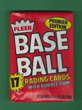 1981 Fleer Baseball Wax Pack from an Authenticated Box (BBCE)