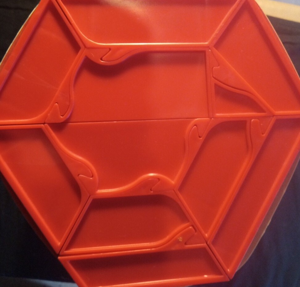 ROLYKIT Red S11 Roll Up Storage Tackle Box Sewing Kit Organizer