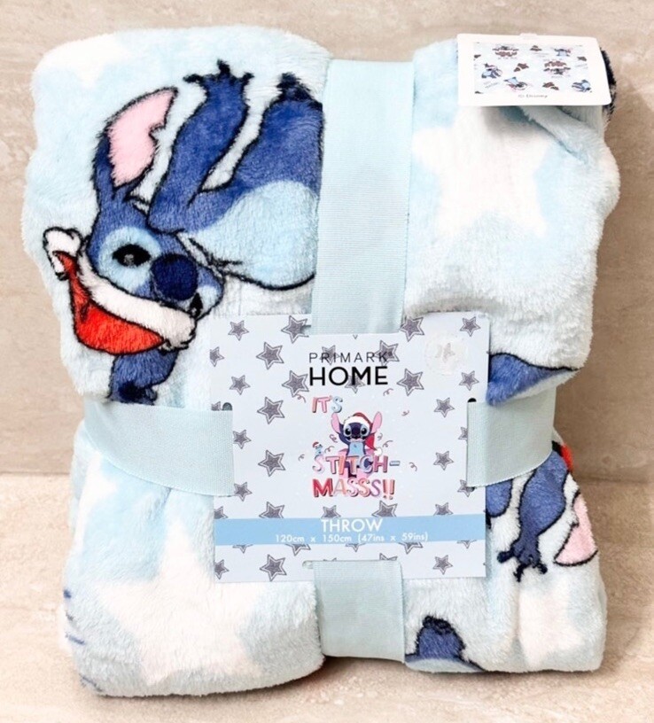 Fleece Throw Blanket Primark Throws 2020 Disney Lilo Stitch Plush