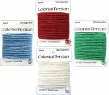 Colonial Persian Yarn NEEDLEPOINT 100% Persian Wool 3-ply 8-yard Skein 1102-1592