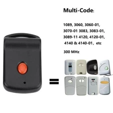 10 Digit Pins EZ Code Remote Control Garage Door Gate Opener Transmitter 300 MHz