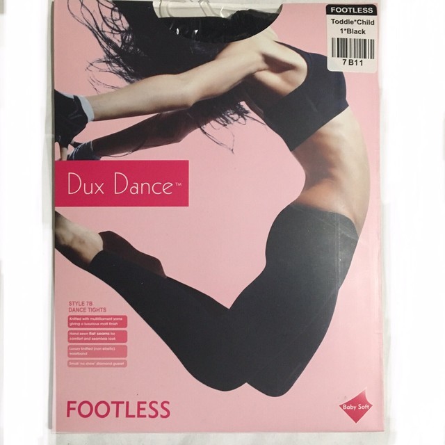 6 New Footless Dance Dux Dance Toddler Ballet Tights Color Black eBay