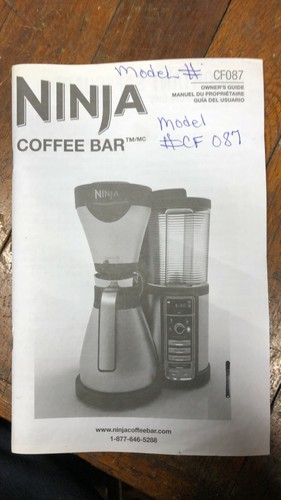 Ninja Coffee Bar Manual Directions 