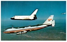 SPACE SHUTTLE ENTERPRISE SEPERATED FROM NASA'S 747 DURING LANDING TEST.VTG PC*A1
