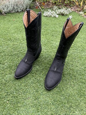 Original Straußen Tony Leder Thailand Stiefel Herren Größe 10 oder 46