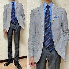 Men's Spring Suit Black Striped Single Breasted Notch Lapel Business Wedding New