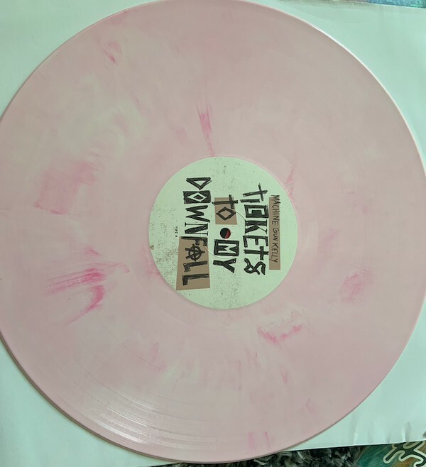 machine gun Kelly レコード MACHINE GUN KELLY - TICKETS TO MY DOWNFALL; LE Pink Vinyl +