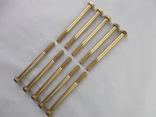 Hex Head Bolt 1/4"- 20 x 3" Long "10 Bolts" Grade 8  Zinc 1/4-20x3