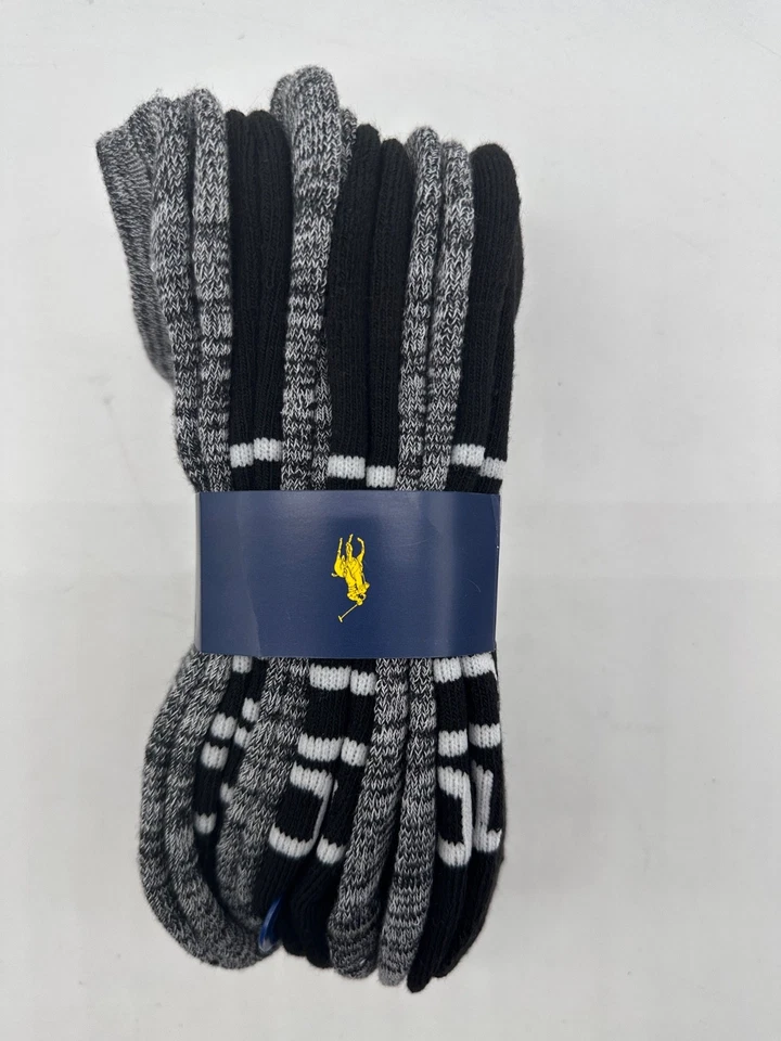 NUEVO PAQUETE DE 6 PARES CALCETINES POLO RALPH LAUREN MUJER NO SHOW SURTIDOS TALLA 9-11 Foto 2 de 4