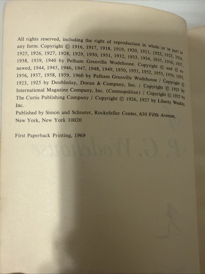 The Most of P.G. Wodehouse (1969 First Paperback Printing)  Foto 4 de 4