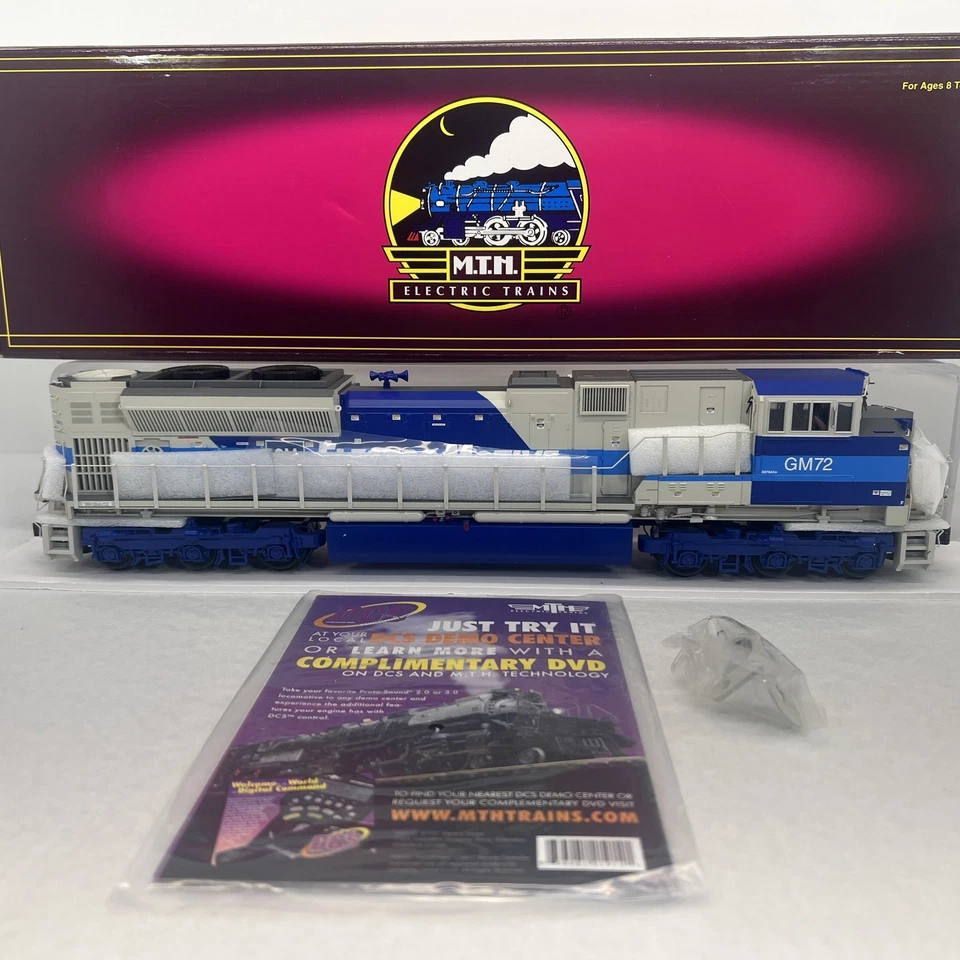 MTH Premier 20-2622-3 EMD Demonstrator Non-Powered SD70ACe Diesel O New #GM72 - Image 2 of 4
