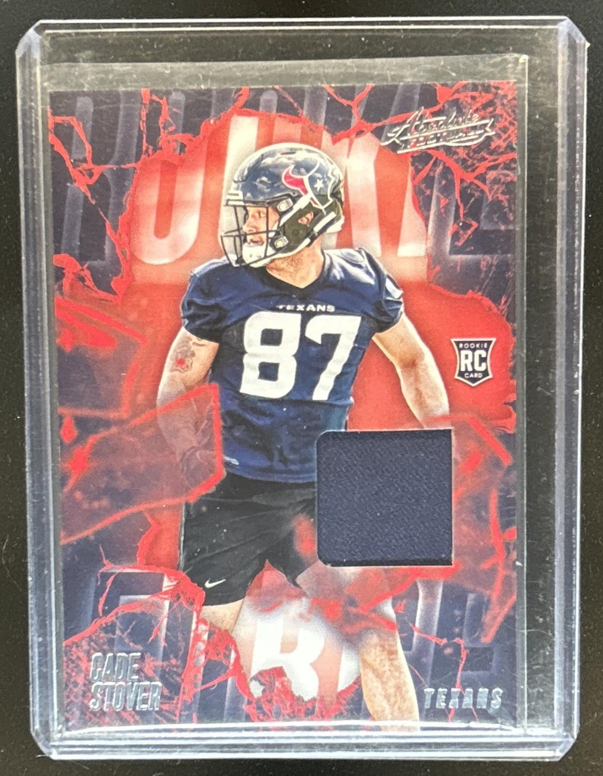 Cade Stover Panini Absolute Rookie Force Relics #RFCSR Base