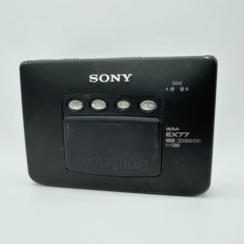 [AS-IS] Sony WM-EX77 Walkman Cassette Japan DBB Dolby AVLS For Parts Used Vintag
