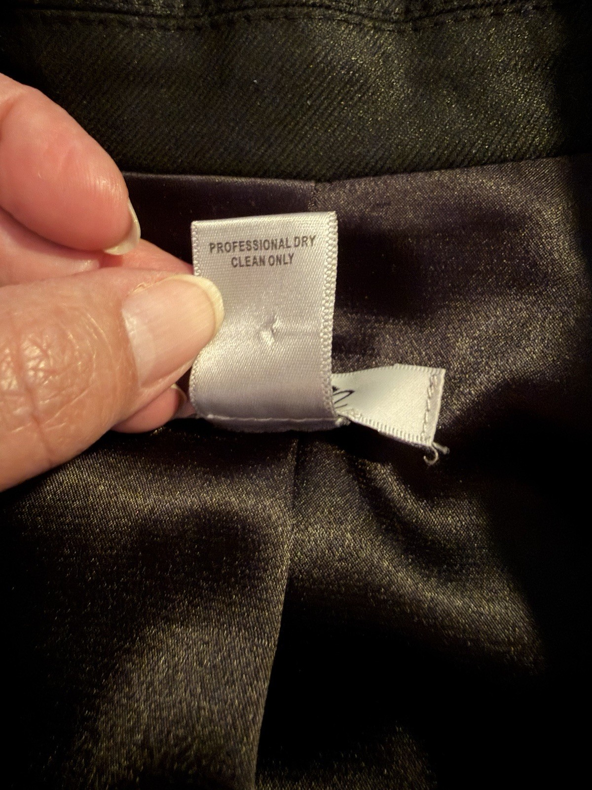 Cache Small Black Silver Collared Full Zip Moto B… - image 5