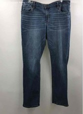 Kut From The Kloth Womens Blue Cotton Blend Denim Straight Jeans Size 12