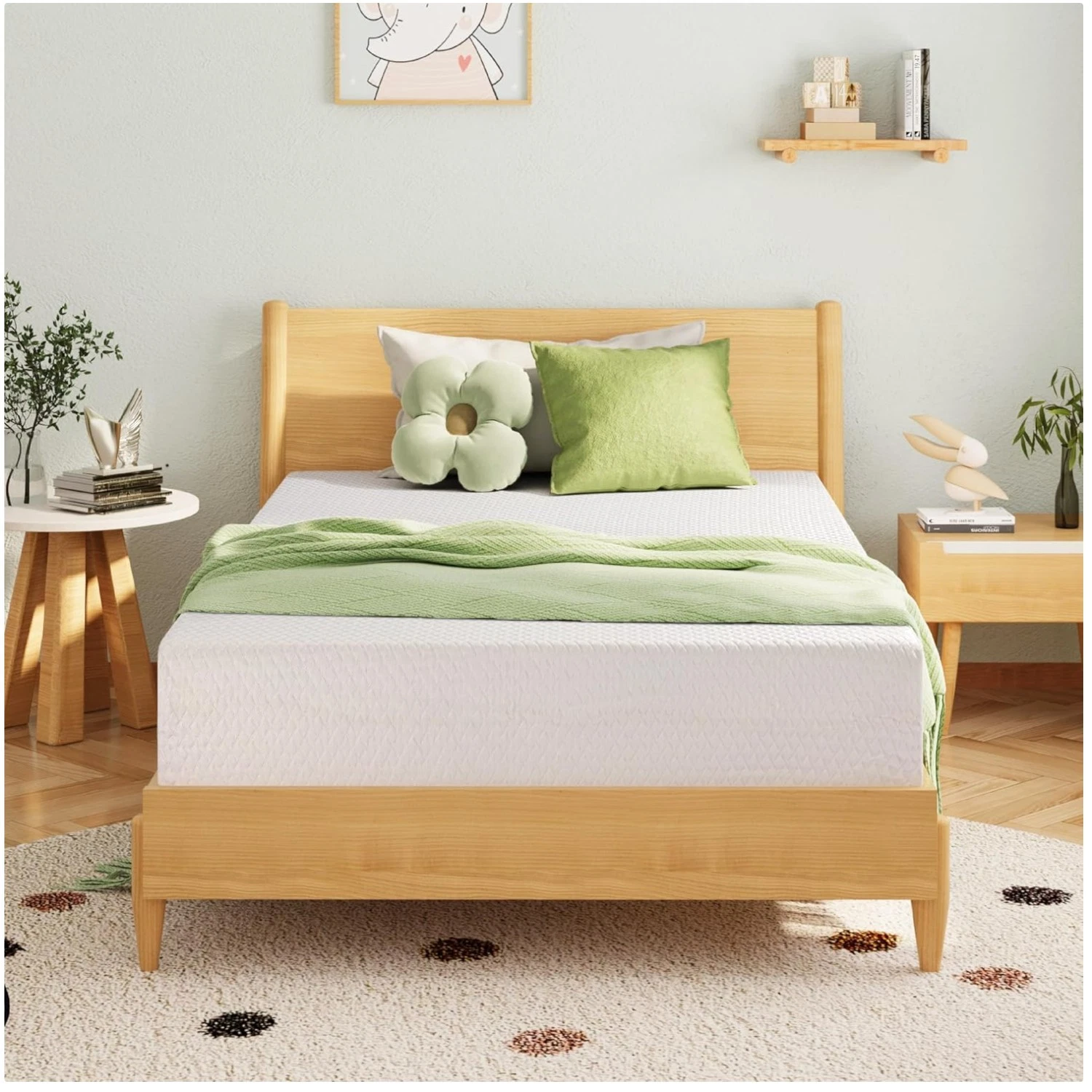 Twin Memory Foam Mattress - Cooling Gel, Medium Firm Support