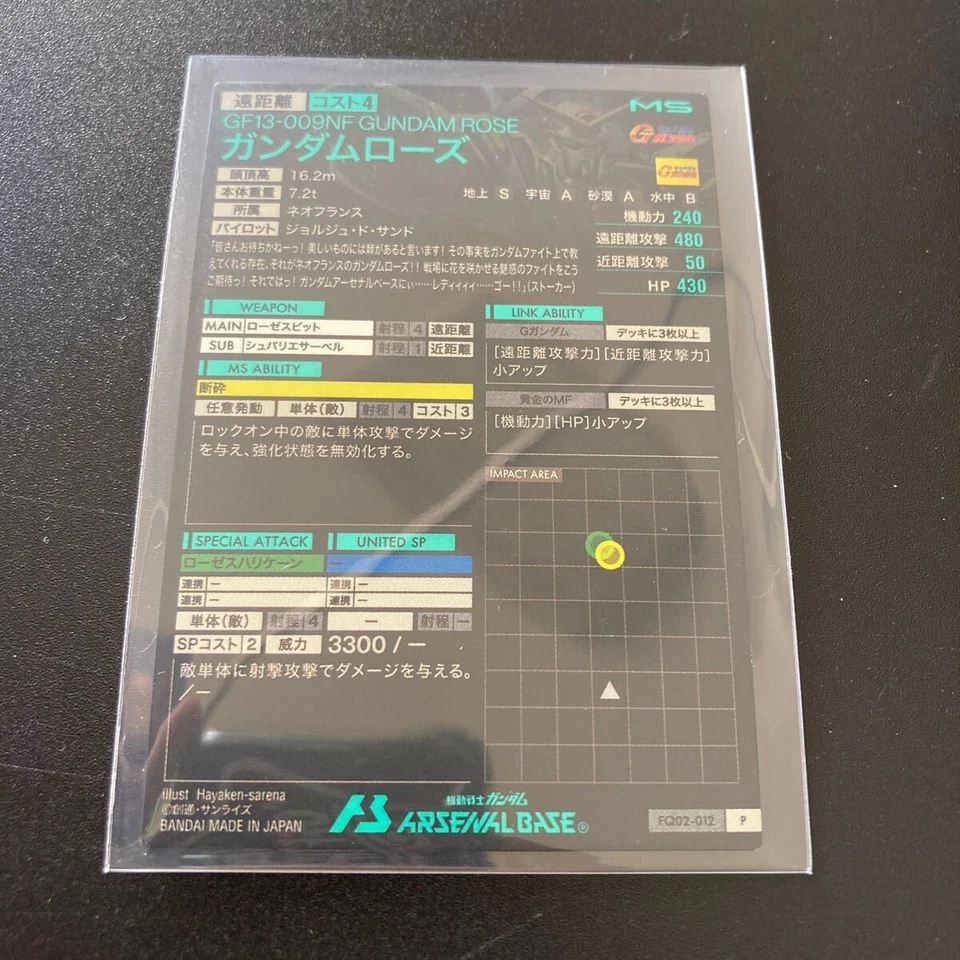 Gundam Arsenal Base George Gundam Rose Set G Gundam Shuffle Alliance - Image 3 of 3