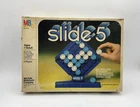 Vintage Slide 5 Game by Milton Bradley 1980 Edition Missing 1 Blue Piece