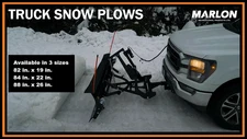 88"x26" Heavy-Duty Mount T-Frame Snow Plow Kit with Electric Actuator  & Remote