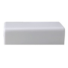 5 Pack White Construct Pro Raceway Couplers, .87in, Cable Management Accessory