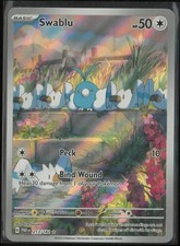 2023 Pokemon Paradox Rift Illustration Rare Swablu 213/182