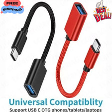 USB-C Male OTG A Female Data Connector Converter Cable Type C to USB Adapter