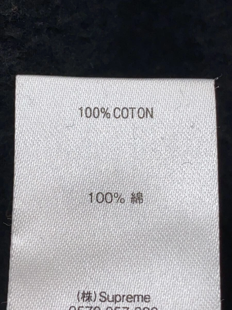 Felpa Supreme con cappuccio L cotone nero usata