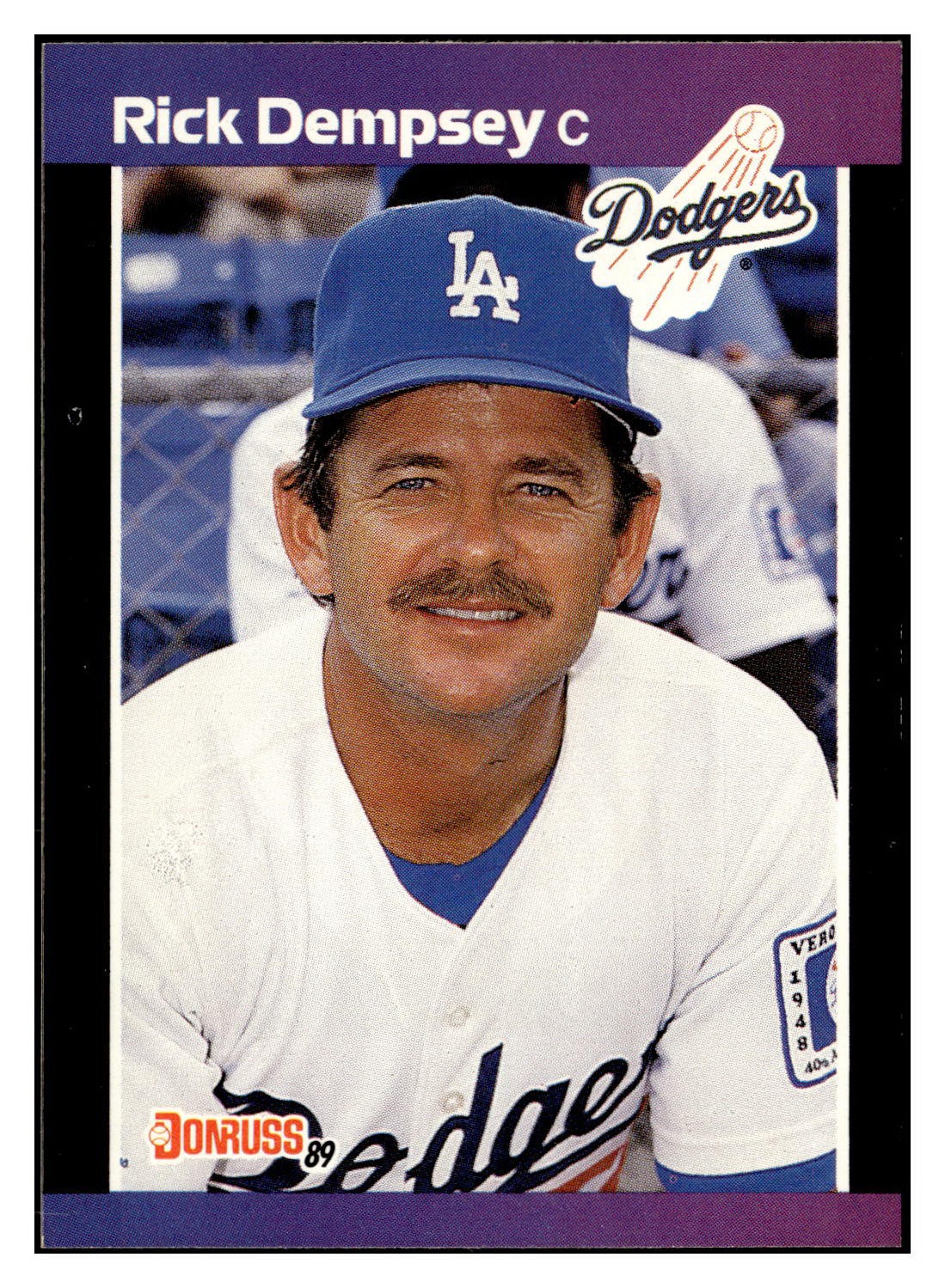 Rick Dempsey 1989 Donruss #432 Los Angeles Dodgers VTG Baseball *326