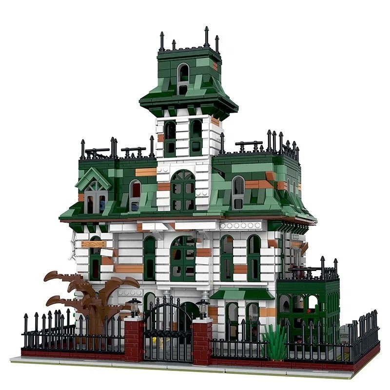 MOC Spooky Manor Building Building Blocks toy birthday Christmas gift 3378 pcs - Image 4 of 4