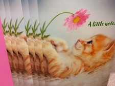 THANK YOU AVANTI CARDS New w/Envelopes LOT 6 "LITTLE NOTE OF THANKS" BEST DEAL 