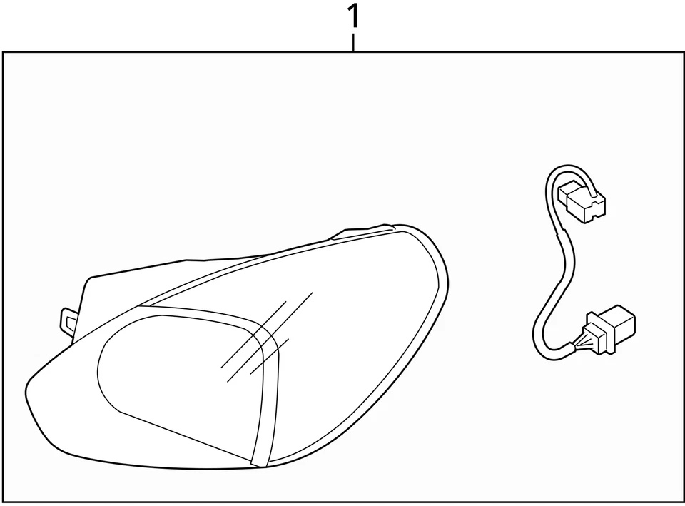 Faro luz izquierda conductor Hyundai Accent 2006-2011 OEM DAKBK Foto 3 de 3