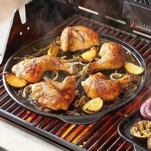 Pampered Chef Rockcrok Grill Stone Pizza Round 15-inch New In Box