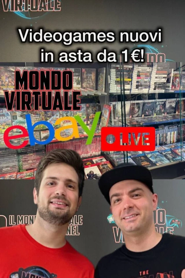 08/05/26  IL MONDO VIRTUALE IN LIVE! VIDEO GAMES SEALED!