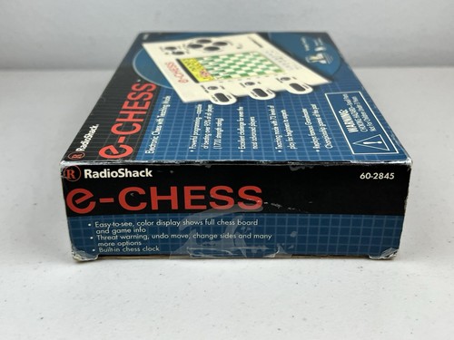 RadioShack E-Chess In Box With Manual Electronic Handheld Portable Game 60-2845 - Picture 19 of 21