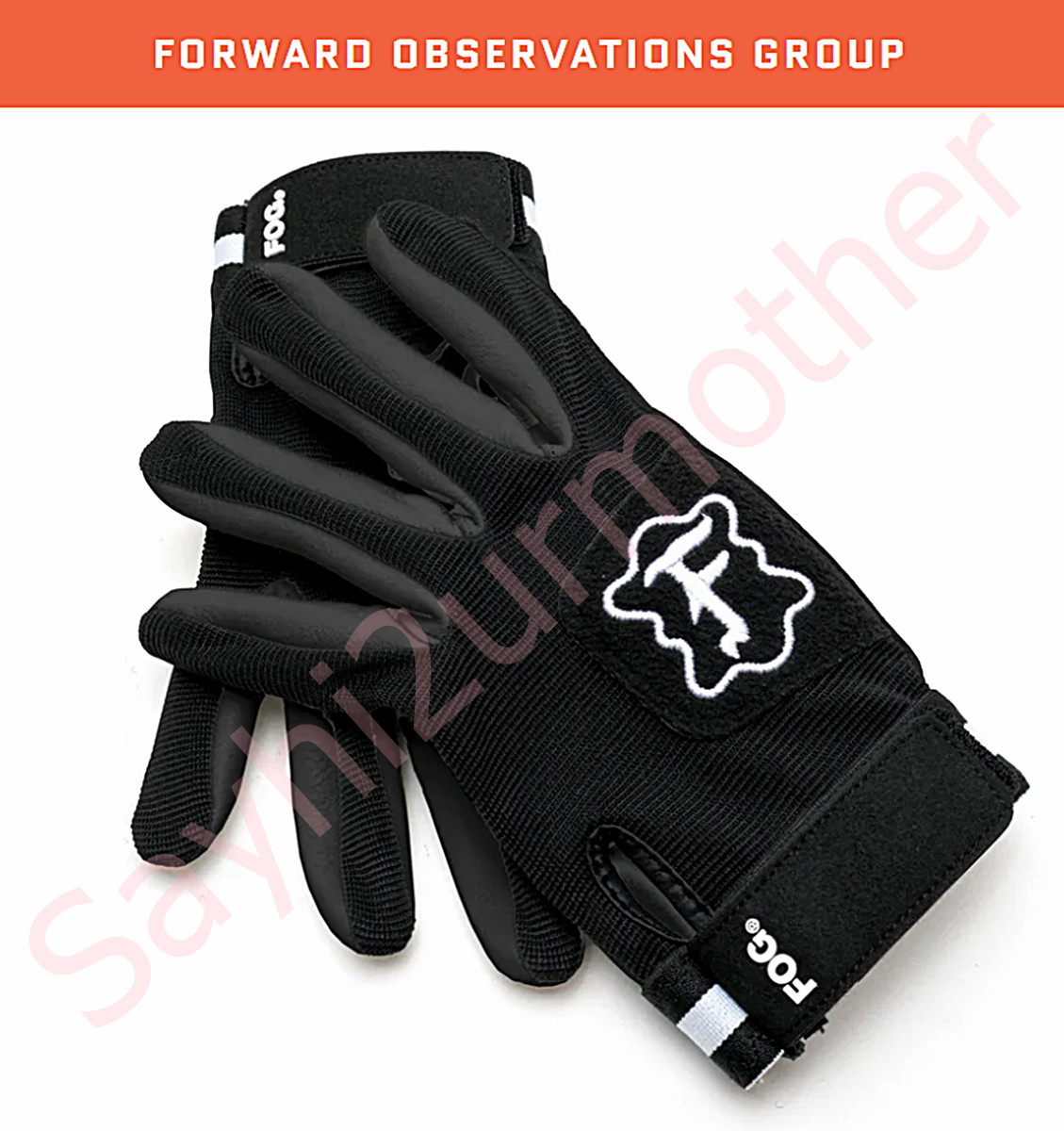 L/XL - FORWARD OBSERVATIONS GROUP GLOVES BLACK FOG DICK BEATERS
