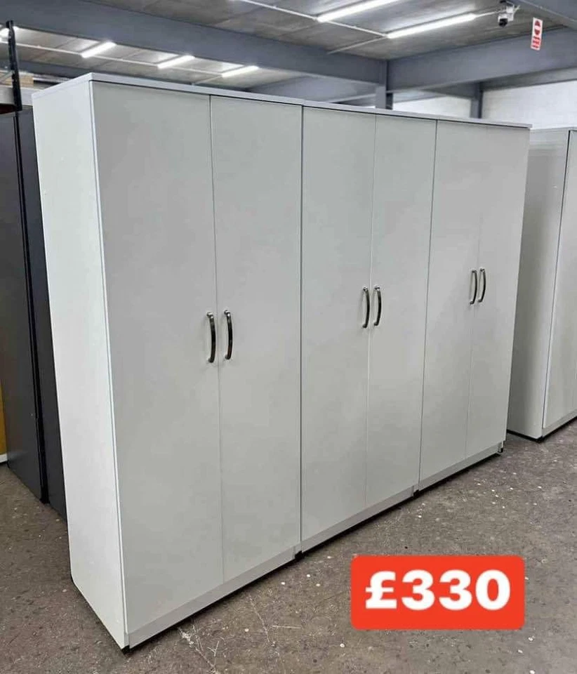 Brand New 2 Doors Wardrobe/Cupboard FULL SET Only £290  MANY COLOURS ❤️  - Image 2 of 4