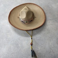 Vintage Handmade La Perla de Occidente Authentic Sombrero Mexican Hat