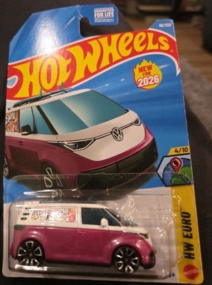 Hot Wheels 2026 Case D HW Euro 4/10 VW ID Buzz Bomb Purple
