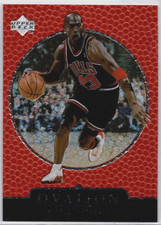 MICHAEL JORDAN--BULLS--1998-99 UPPER DECK OVATION-- CARD #7