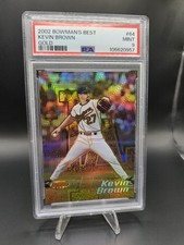 2002 Bowmans Best Kevin Brown Gold /50 PSA 9 Mint